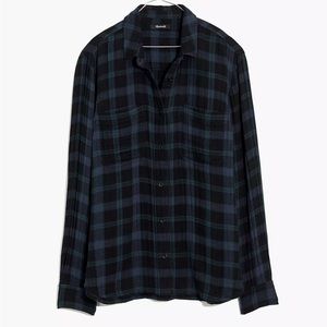 Madewell boyfriend button up flannel